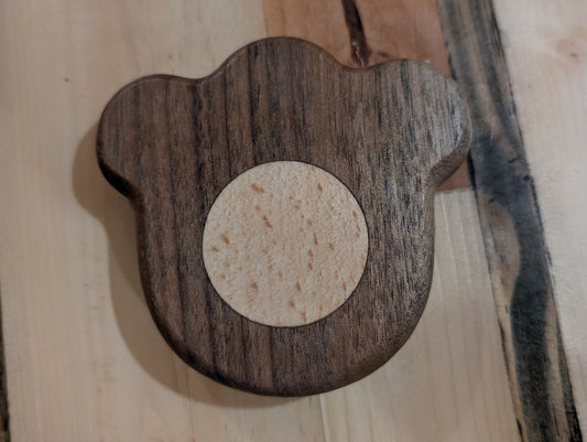 Wooden Paw Print Coaster Bottle Opener