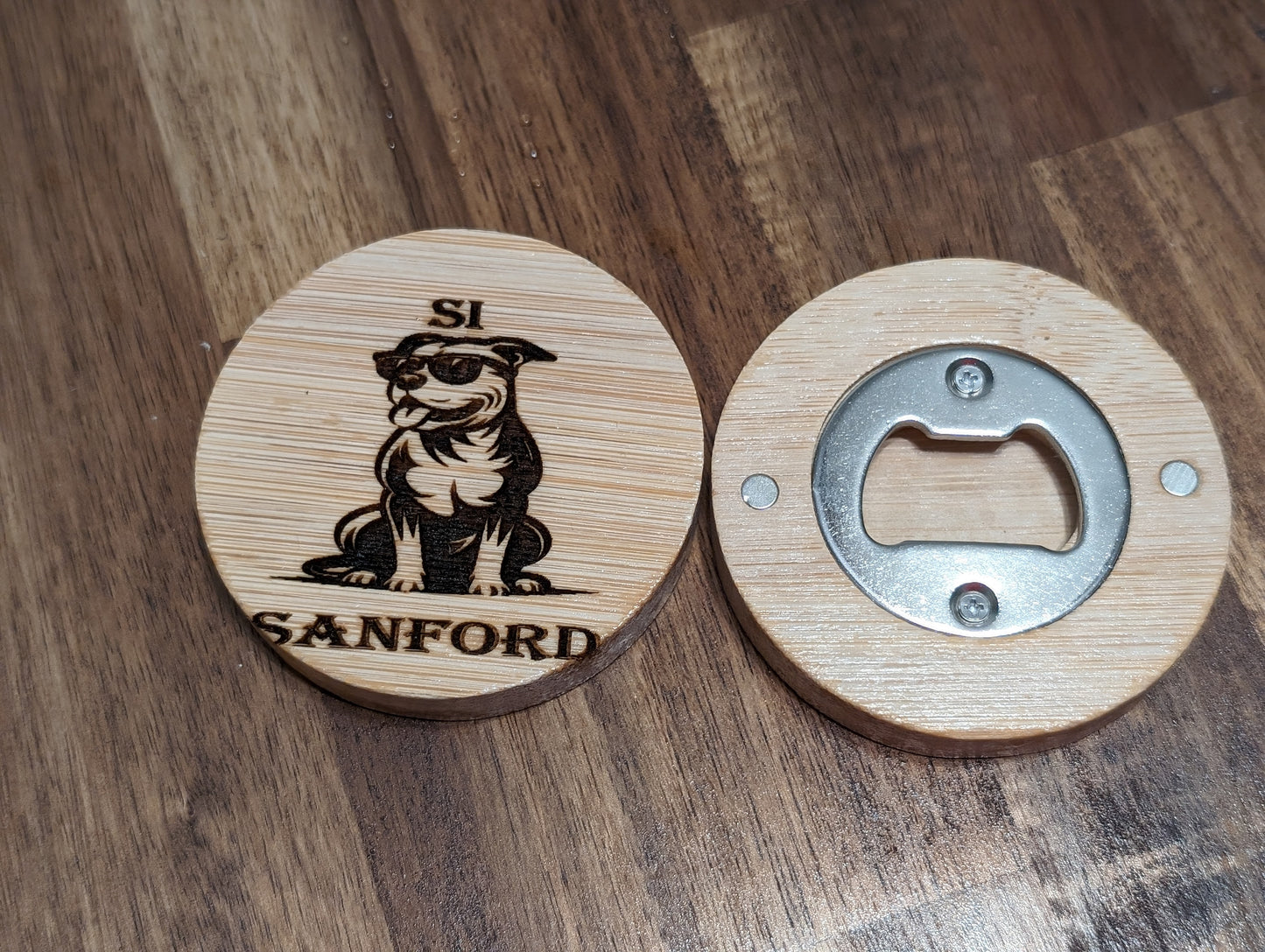 Coaster Bottle Openers